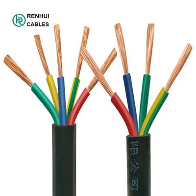 450/750V، فائیو کور، واٹر پروف ربڑ کیبل